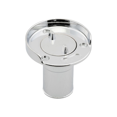 Whitecap CP/Zamac Gas Hose Deck Fill with Splash Guard S-7021C